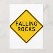 Teken voor markering van afgevatte Rocks Zone High Briefkaart (Voorkant)