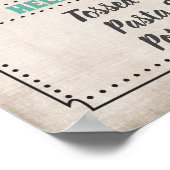 Teken voor Salad Bar Poster (Hoek)