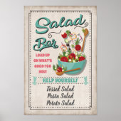 Teken voor Salad Bar Poster (Voorkant)