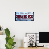 teken voor Shaved Ice Poster (Thuiskantoor)