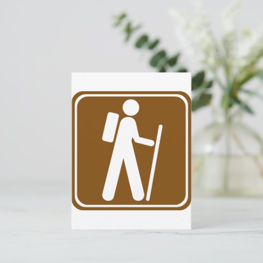 Teken voor snelweg briefkaart (Staand voorkant)