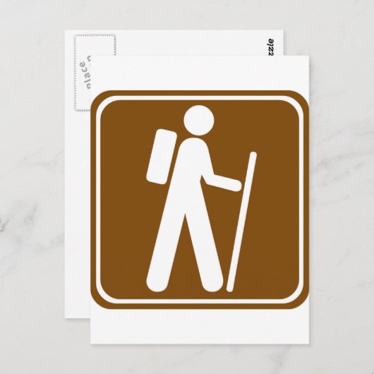 Teken voor snelweg briefkaart (Voorkant / Achterkant)