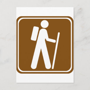 Teken voor snelweg briefkaart