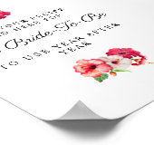 Teken voor Tropische Floral Recipe Poster (Hoek)