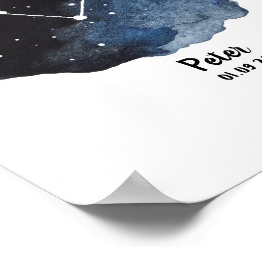 Teken voor vigo Zodiac Constellation Poster (Hoek)