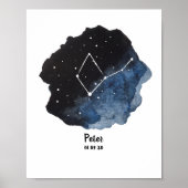 Teken voor vigo Zodiac Constellation Poster (Voorkant)