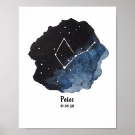 Teken voor vigo Zodiac Constellation Poster