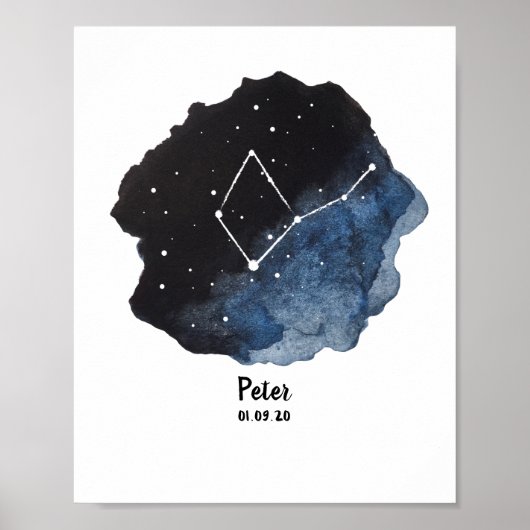 Teken voor vigo Zodiac Constellation Poster (Voorkant)