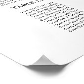 Teken voor weddenschappen met borduurbordjes poster (Hoek)