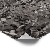 Teken - Warm Toned Black and White Poster (Hoek)