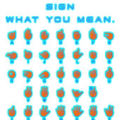 Teken wat je bedoelt Gebarentaal T-shirt