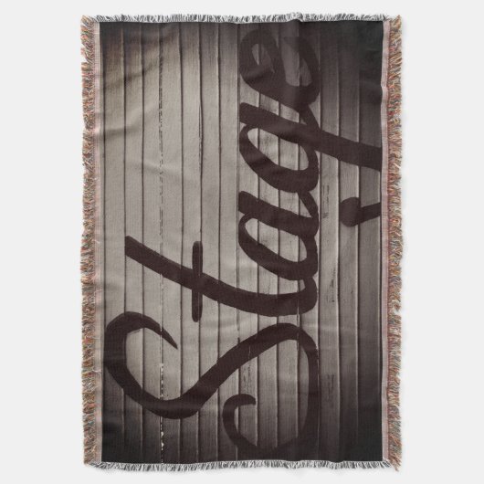 teken "werkgebied" deken (Voorkant Verticaal)