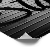  teken "werkgebied" poster (Hoek)