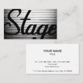  teken "werkgebied" visitekaartje (Voorkant / Achterkant)