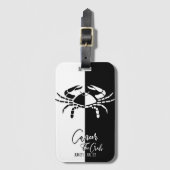 Teken Zwart en wit Bagagelabel tegen kanker (Voorkant (verticaal))