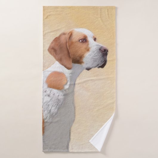 Tekenaanwijzer - Kute Original Dog Art Bad Handdoek (Badhanddoek)