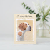 Tekenaanwijzer - Kute Original Dog Art Briefkaart (Staand voorkant)