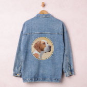 Tekenaanwijzer - Kute Original Dog Art Denim Jacket (Hangar)