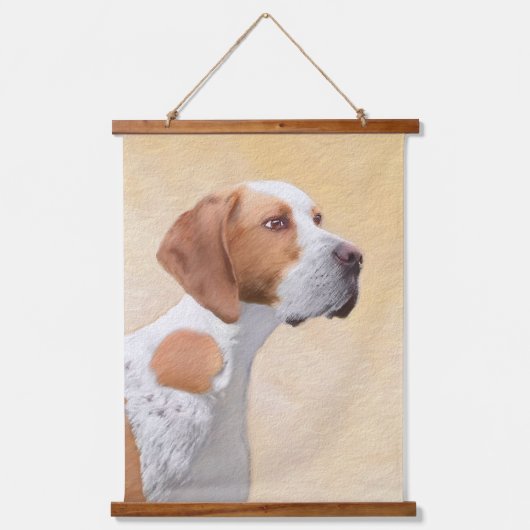 Tekenaanwijzer - Kute Original Dog Art Hangend Wandkleed (Voorkant)