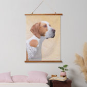 Tekenaanwijzer - Kute Original Dog Art Hangend Wandkleed (Slaapkamer)