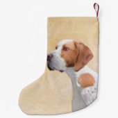 Tekenaanwijzer - Kute Original Dog Art Kleine Kerstsok (Achterkant)