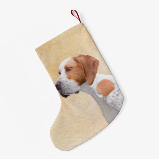 Tekenaanwijzer - Kute Original Dog Art Kleine Kerstsok (Achterkant (Hangend))