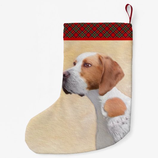 Tekenaanwijzer - Kute Original Dog Art Kleine Kerstsok (Achterkant)