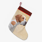 Tekenaanwijzer - Kute Original Dog Art Kleine Kerstsok (Voorkant (Hangend))