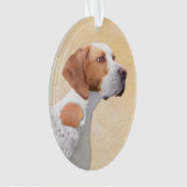 Tekenaanwijzer - Kute Original Dog Art Ornament (voorkant)