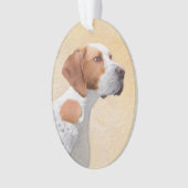 Tekenaanwijzer - Kute Original Dog Art Ornament (voorkant)