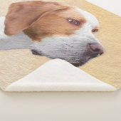 Tekenaanwijzer - Kute Original Dog Art Sherpa Deken (3/4)