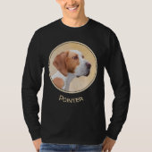Tekenaanwijzer - Kute Original Dog Art T-shirt (Voorkant)