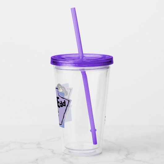 Tekenafbeelding bewerken acryl drinkbeker (Links)