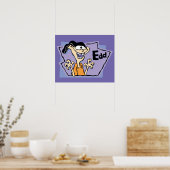 Tekenafbeelding bewerken poster (Keuken)