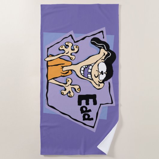 Tekenafbeelding bewerken strandlaken (Voorkant)