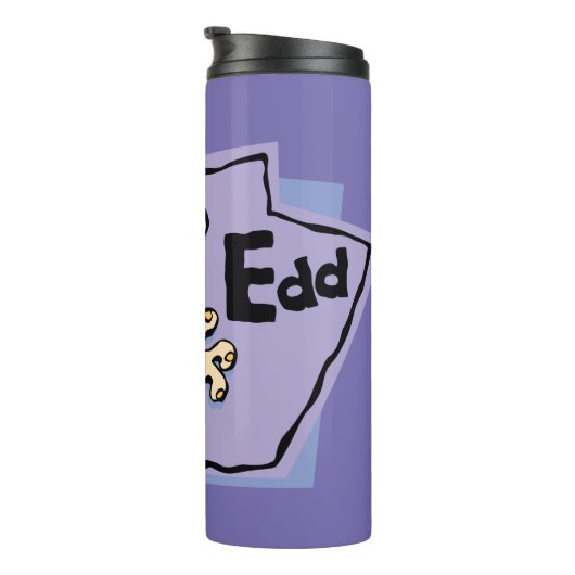 Tekenafbeelding bewerken thermosbeker (Geroteerd rechts)