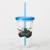 Tekenafbeelding cartoon acryl drinkbeker (Voorkant)