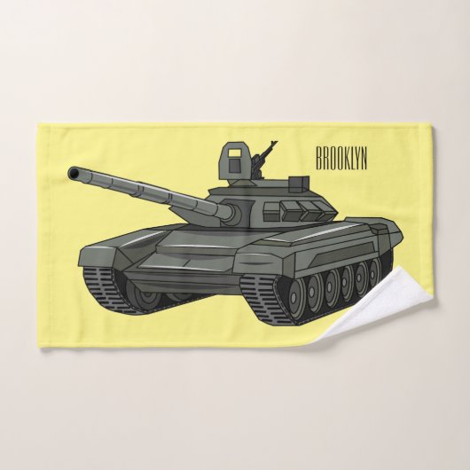Tekenafbeelding cartoon bad handdoek (Handdoek)