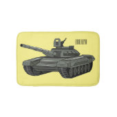 Tekenafbeelding cartoon badmat (Voorkant)