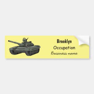 Tekenafbeelding cartoon bumpersticker