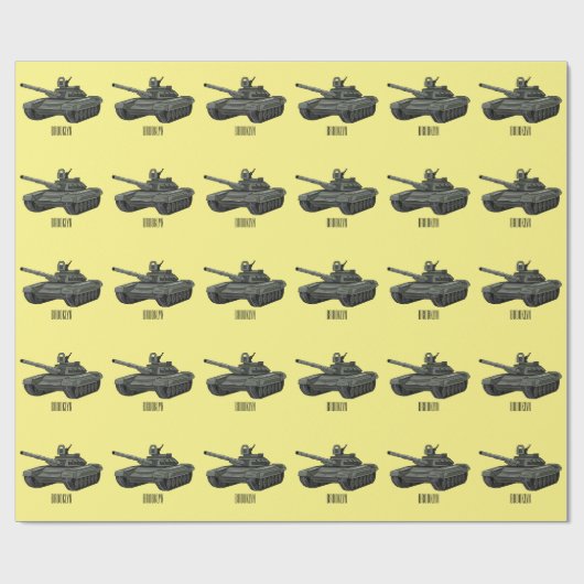 Tekenafbeelding cartoon cadeaupapier (Vlak)