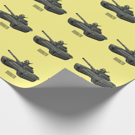 Tekenafbeelding cartoon cadeaupapier (Hoek)