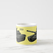 Tekenafbeelding cartoon espresso kop (Voorkant)