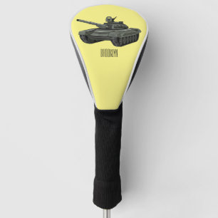 Tekenafbeelding cartoon golfheadcover