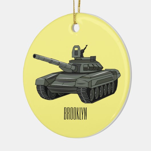 Tekenafbeelding cartoon keramisch ornament (Links)