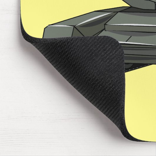 Tekenafbeelding cartoon muismat (Hoek)