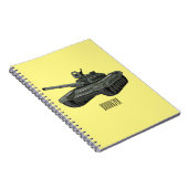 Tekenafbeelding cartoon notitieboek (Rechterzijde)