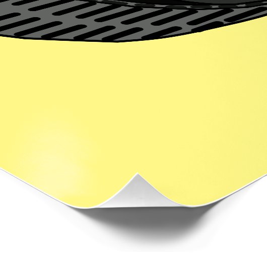 Tekenafbeelding cartoon perfect poster (Hoek)