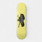 Tekenafbeelding cartoon persoonlijk skateboard (Voorkant)