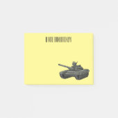 Tekenafbeelding cartoon post-it® notes (Voorkant)